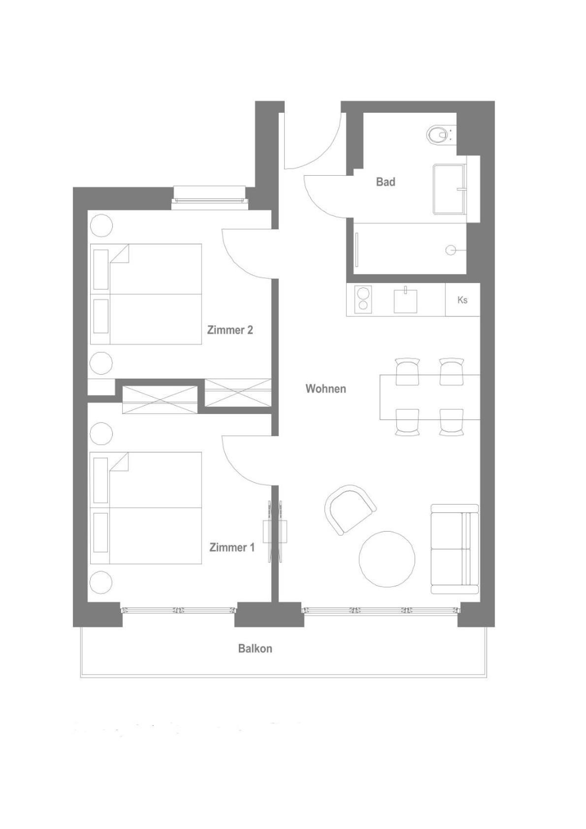 Arbio I Makro Apartments Αμβούργο Δωμάτιο φωτογραφία